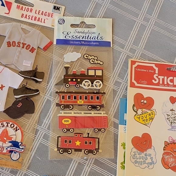 Vintage Lot of 8 Sticker Packages - New - Picture 7 of 12